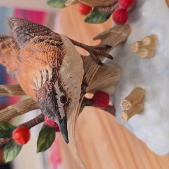 1990's Lenox Fine Porcelain Garden Bird Collection Marsh Wren - Picture 6 of 15